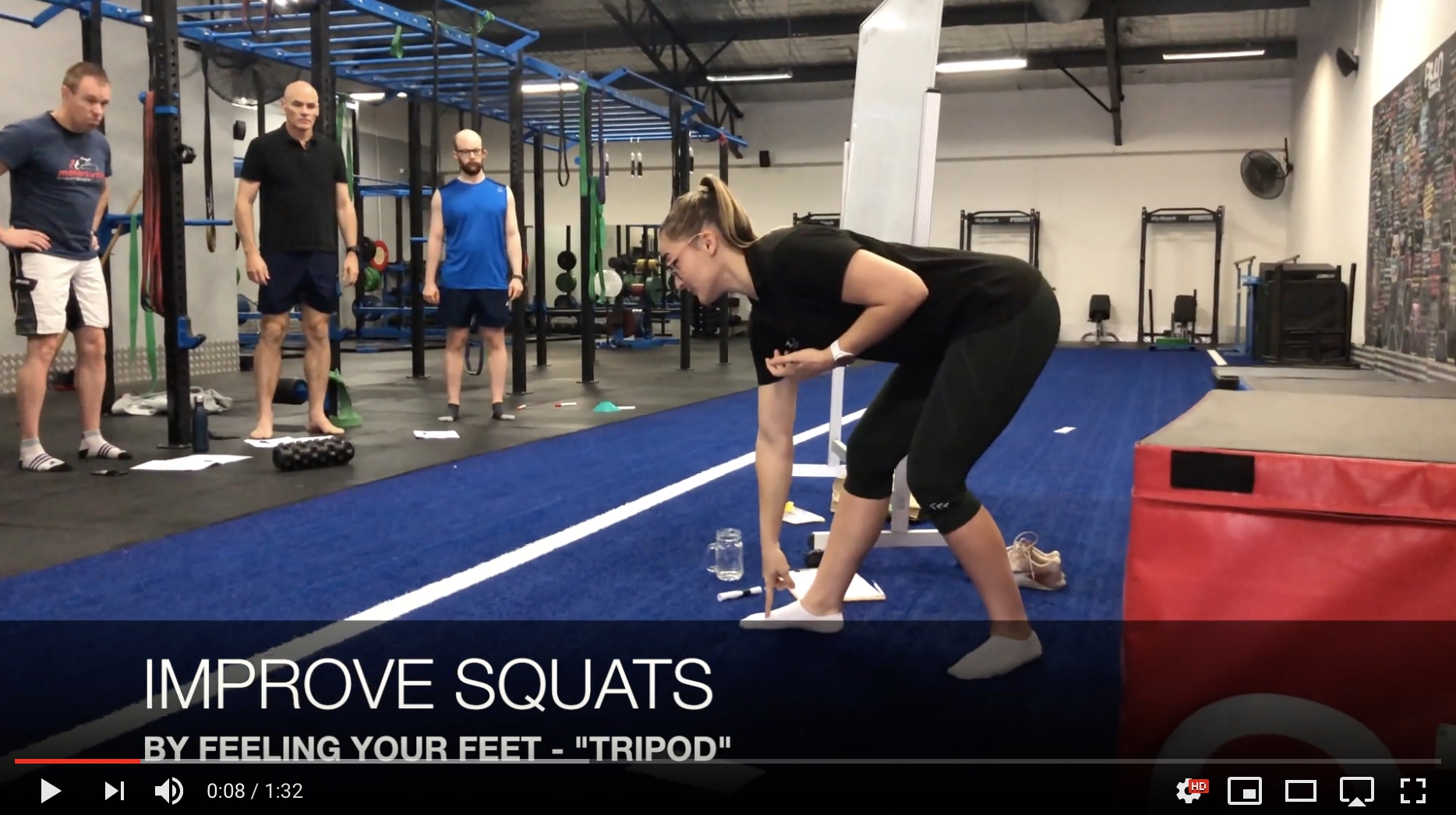 IMPROVE SQUATS With 3 connection points in the feet